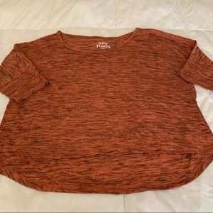 Mudd Hi Lo Blouse 3/4 Sleeve